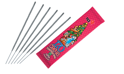  Бенгальские свечи 6 шт 170 мм в пакете  в Северске